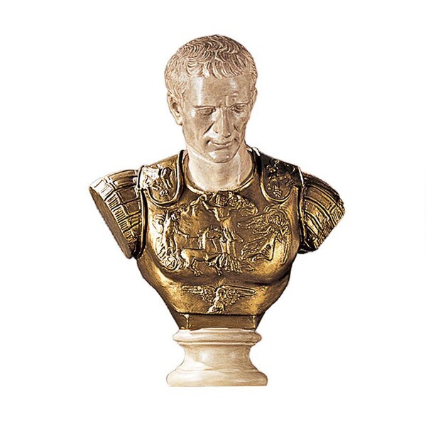 Julius Caesar bust sculpture Reproduction Curators Collection